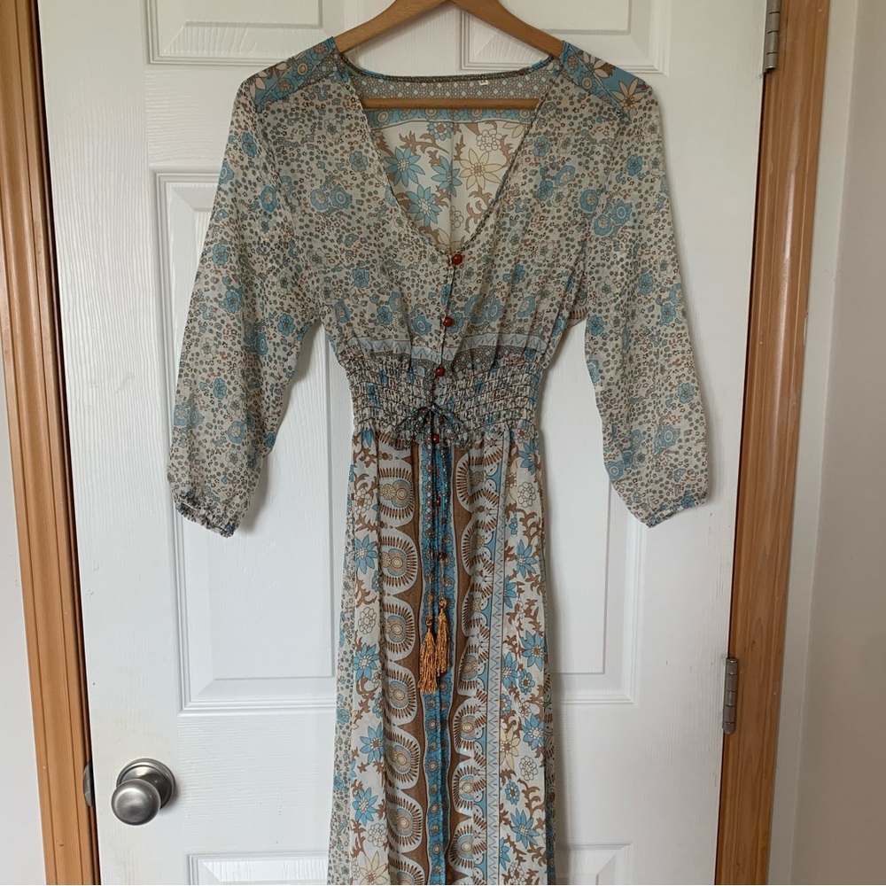 Bohemian Sheet Cover-Up Dress